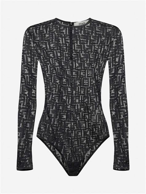 fendi lace bodysuit